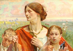 Country. (Triptych Law, Country, Art) by Jacek Malczewski