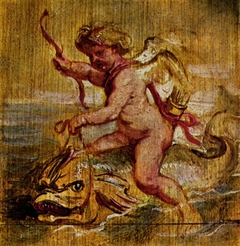 Cupid on a dolphin by Peter Paul Rubens