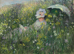 Dans la prairie by Claude Monet