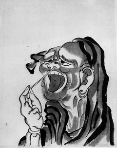 Daruma (Buddhist Saint) by Katsushika Hokusai