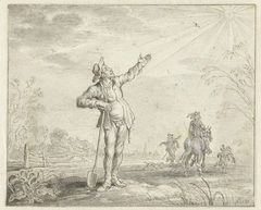 De ongelukkige dagloner by Adriaen Pietersz. van de Venne