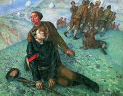 Death of Commissar by Kuzma Petrov-Vodkin