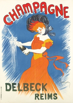 Delbeck Reims Champagne by Leonetto Cappiello