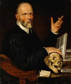 Der Arzt Carlo Fontana by Bartolomeo Passarotti