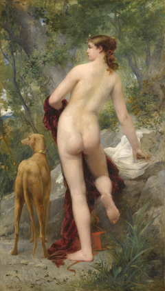 Diane dans la forêt by Emile Lévy