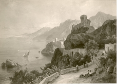 Die Bucht von Amalfi by Friedrich Preller the Younger