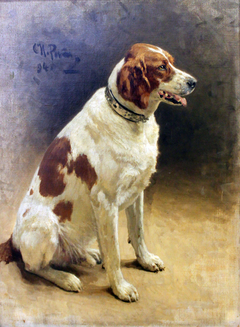 Dog (study) by Ilya Repin