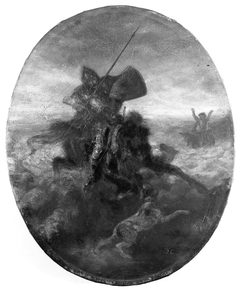 Don Quixote Charging the Sheep by Alexandre-Gabriel Decamps