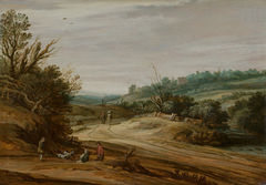 Dune Landscape with a Country Road by Pieter Dircksz Santvoort