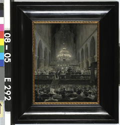 Een concert in de St. Bavo, Haarlem by anonymous painter