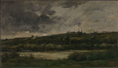 Elvelandskap by Charles-François Daubigny