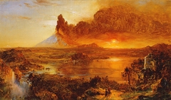 Eruption at Cotopaxi by Frederic Edwin Church