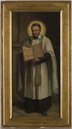 Esquisse pour l'église de Clichy : Saint Vincent de Paul by Emmanuel Massé