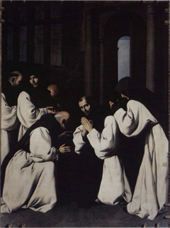 Farewell of Father Juan de Carrión by Francisco de Zurbarán