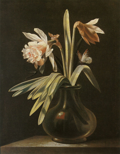 Flowers in a Vase by Simon Pietersz Verelst