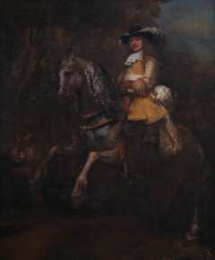 Frederick Rihel on Horseback by Rembrandt