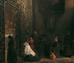 Frühmesse by Adolph von Menzel