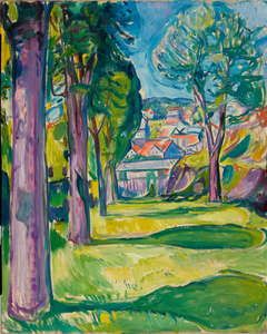 Garden in Kragerø by Edvard Munch