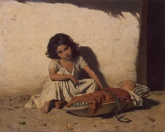 Gipsy Children by August von Pettenkofen