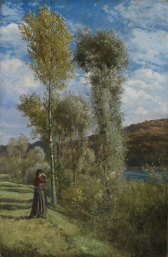 Herbsttag am Oberrhein by Hans Thoma