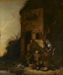 Household Chores by Egbert van der Poel