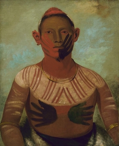 I-o-wáy, One of Black Hawk's Principal Warriors by George Catlin