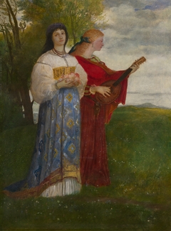 In springtime by Arnold Böcklin