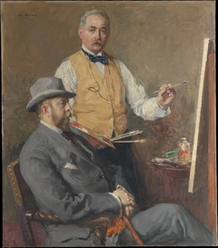 In the Studio (Gari Melchers and Hugo Reisinger) by Gari Melchers