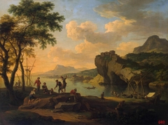 Italian Harbour by Jacob de Heusch