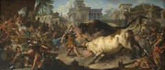 Jason Taming the Bulls of Aeetes by Jean François de Troy