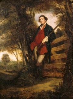 John Parker, 1st Baron Boringdon (1734/5-1788), with his Gun, leaning on a Gate by Joshua Reynolds