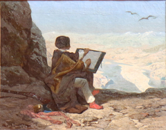 Jules Laurens painting Euphrates by Jules Didier