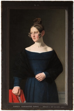 Karen Margrethe Borch by Christoffer Wilhelm Eckersberg