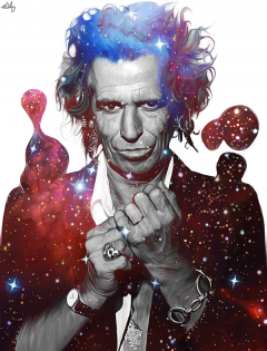 Keith Richards by Nicky Barkla