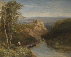 Kilgerran Castle, Pembrokeshire by David Cox Jr