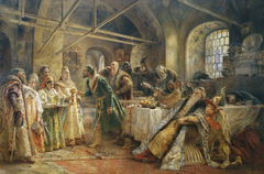 Kissing Custom by Konstantin Makovsky