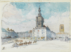 LA GRANDE PLACE, BETHUNE by Alfred Bastien