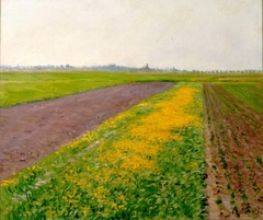 La plaine de Gennevilliers by Gustave Caillebotte