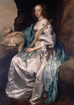 Lady Mary Villiers, Duchess of Richmond and Lennox (1622-85) by Anthony van Dyck