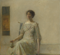 Lady with a Mask by Thomas Dewing