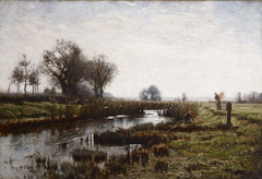 Late Afternoon, Dachau Moor by Theodore Clement Steele