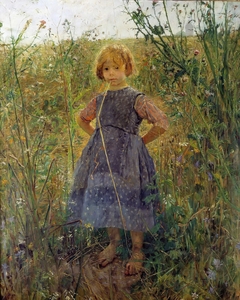 Little Heathland Princess by Fritz von Uhde