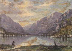 Llanberis lake and pass by E Hodson