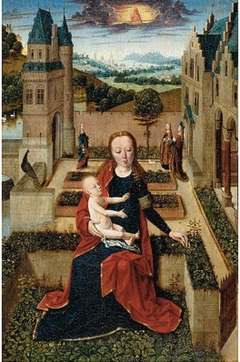 Madonna and Child in a Garden by Master of the Tiburtine Sibyl