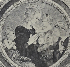 Madonna and Child with Infant St John & Angels by Pier Francesco Fiorentino