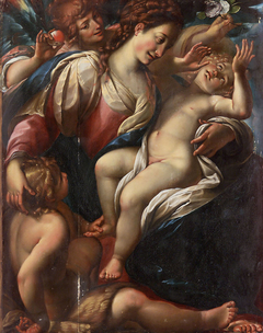 Madonna and Child with St. John and an Angel by Giulio Cesare Procaccini