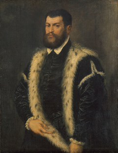 Man with Ermine Coat by Titian