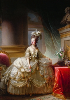 Marie Antoinette in Court Dress by Elisabeth Louise Vigée Le Brun