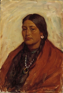 Medicine Shield, Crow Squaw by Joseph Henry Sharp