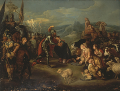 Meeting of Esau and Jacob by Simon de Vos